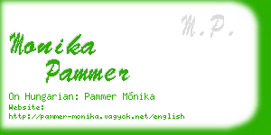 monika pammer business card
